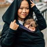 Babywearing Hoodie Wild Wine Bouquet by LennyLamb - Babywearing OuterwearLittle Zen One5907557786492