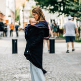 Babywearing Hoodie Wild Wine Bouquet