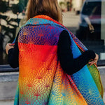 Babywearing Long Cardigan Rainbow Lotus
