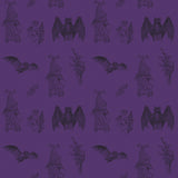 It's Bats Purple Shoulder Bag by LennyLamb