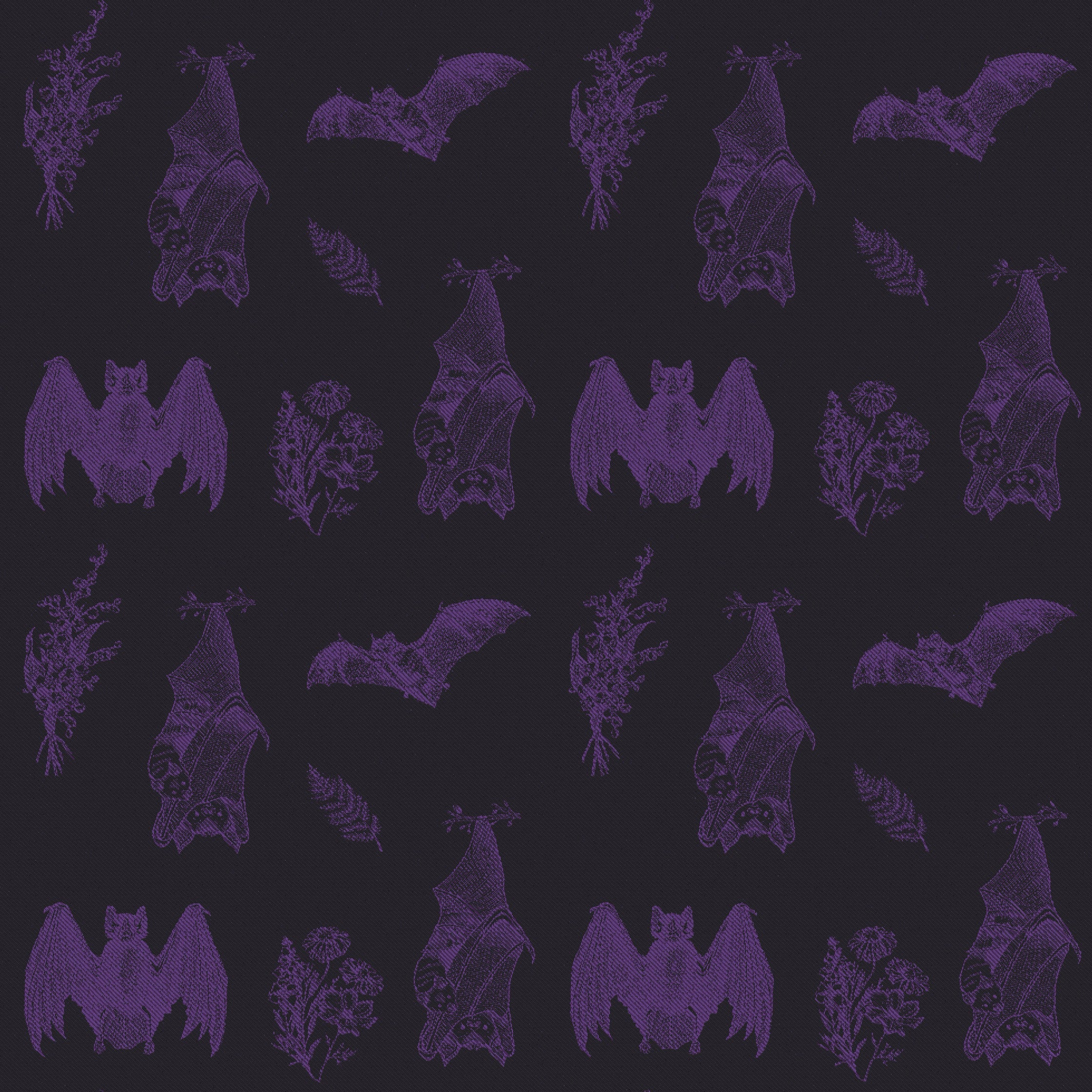 It's Bats Purple LennyPreschool Carrier by LennyLamb