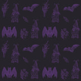It's Bats Purple Shawl by LennyLamb