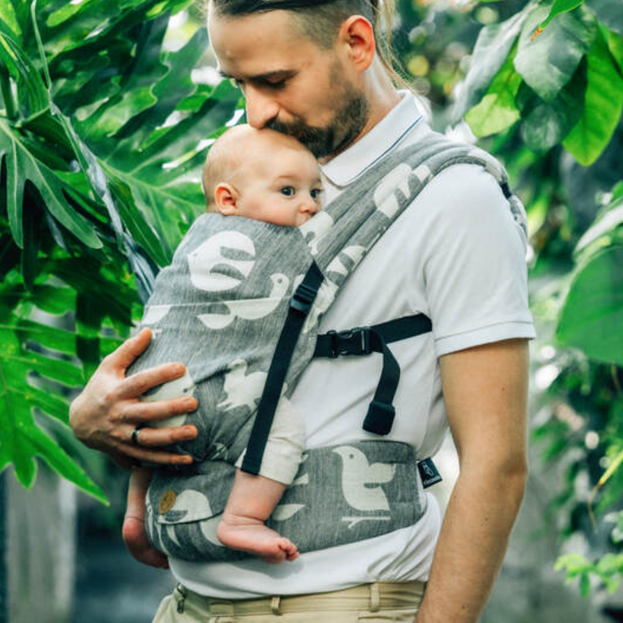 Birdy White Noise LennyLight by LennyLamb - Buckle CarrierLittle Zen One5907557789738