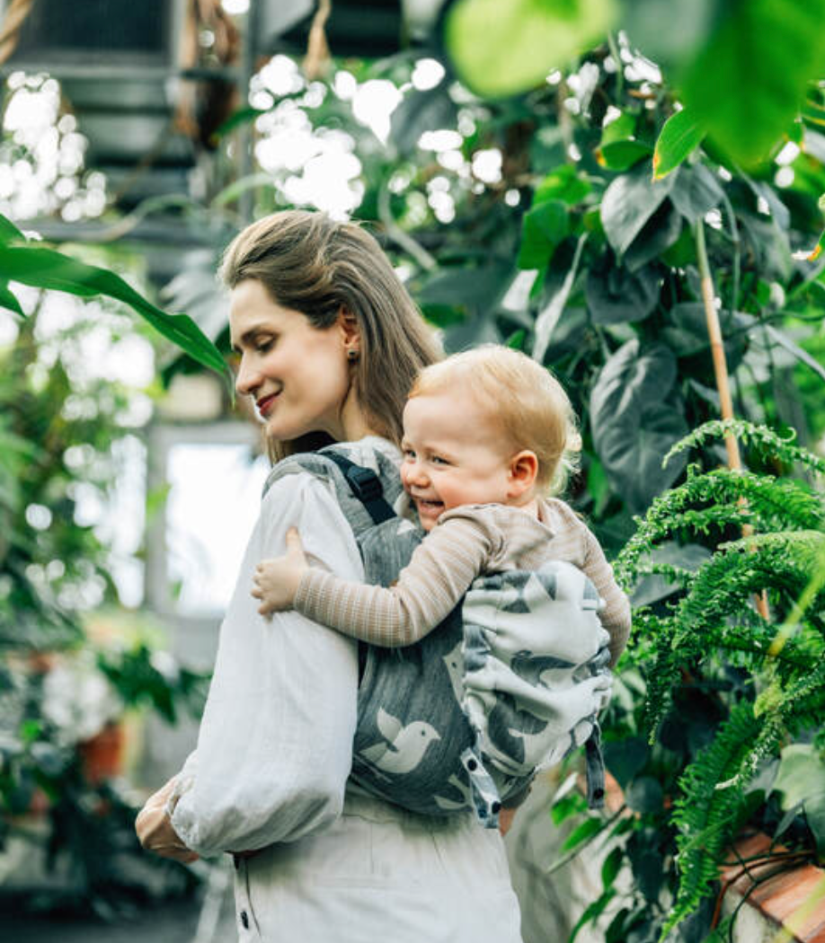 Birdy White Noise Toddler Onbuhimo PRO by LennyLamb LennyLamb at Little Zen One