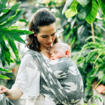 Birdy White Noise Woven Wrap by LennyLamb LennyLamb at Little Zen One