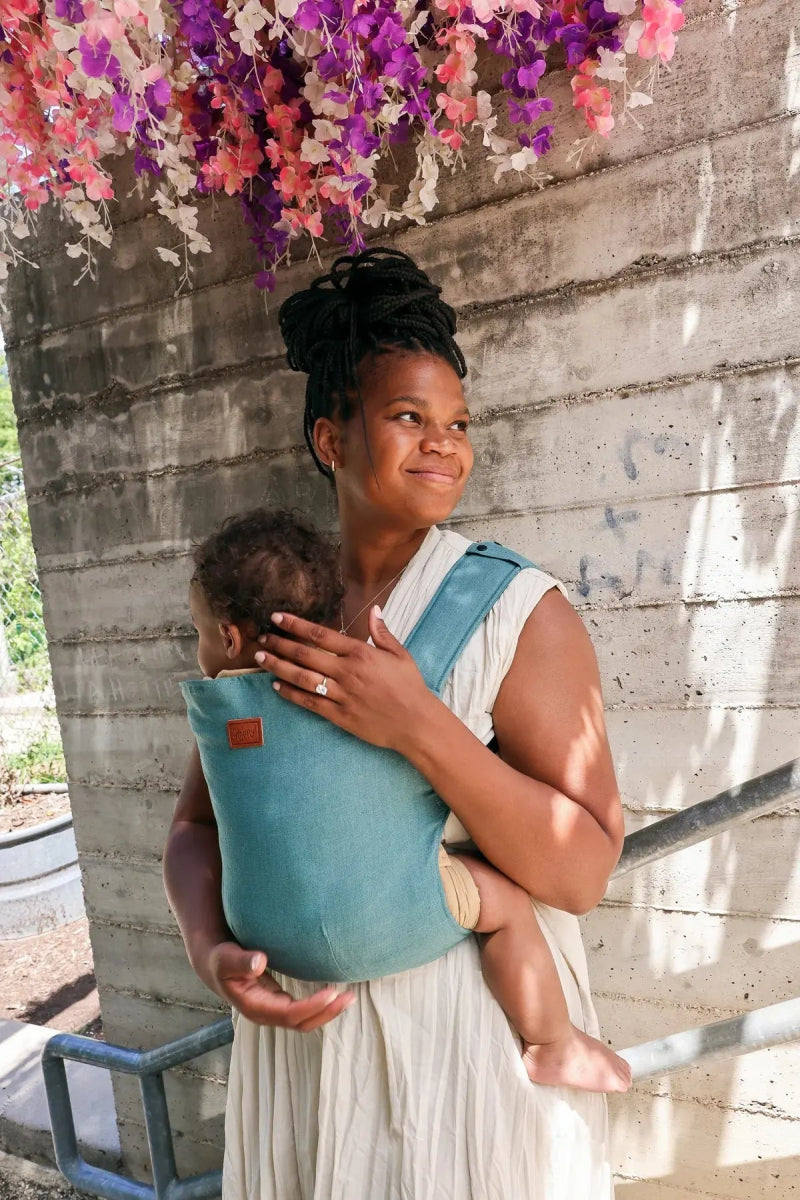 Blue Spruce Original Baby Carrier by Happy Baby Buckle Carrier