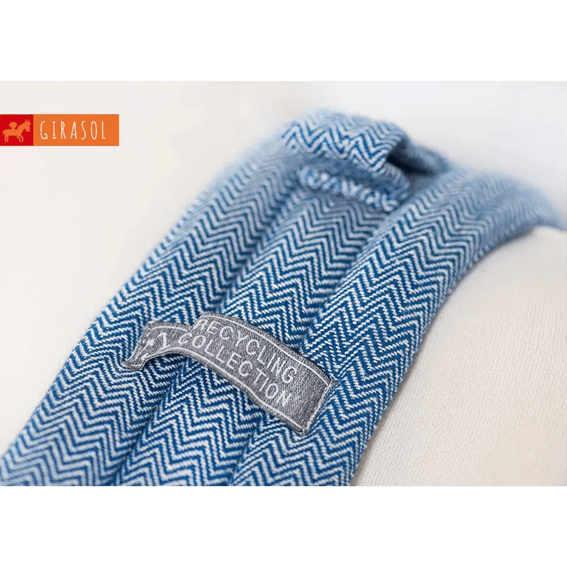 Blue Tweed Mysol Half Buckle