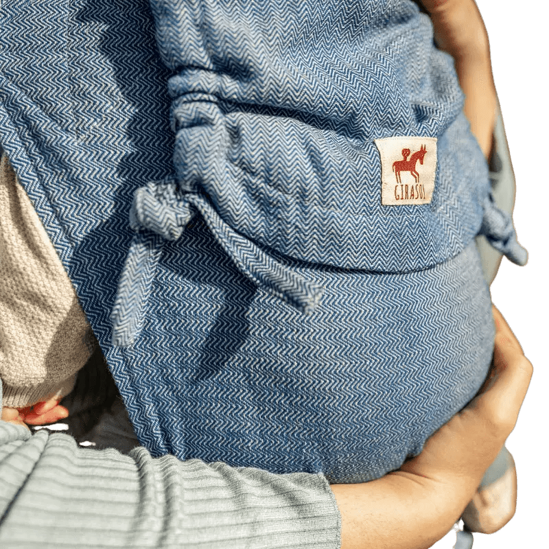 Blue Tweed MySol Half Buckle by Girasol - Half Buckle CarrierLittle Zen One96224915190