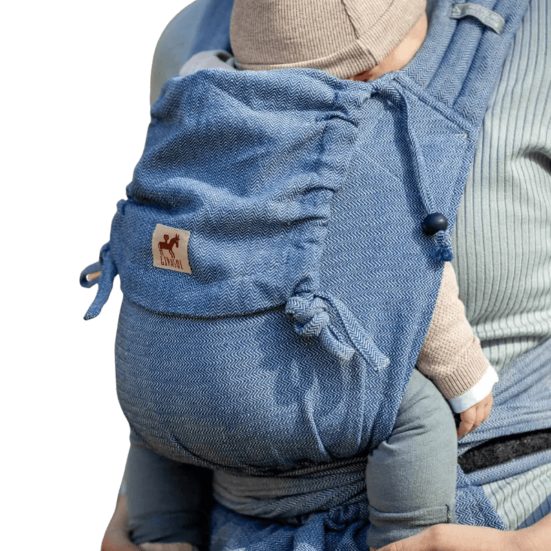 Blue Tweed MySol Half Buckle by Girasol - Half Buckle CarrierLittle Zen One96224915190