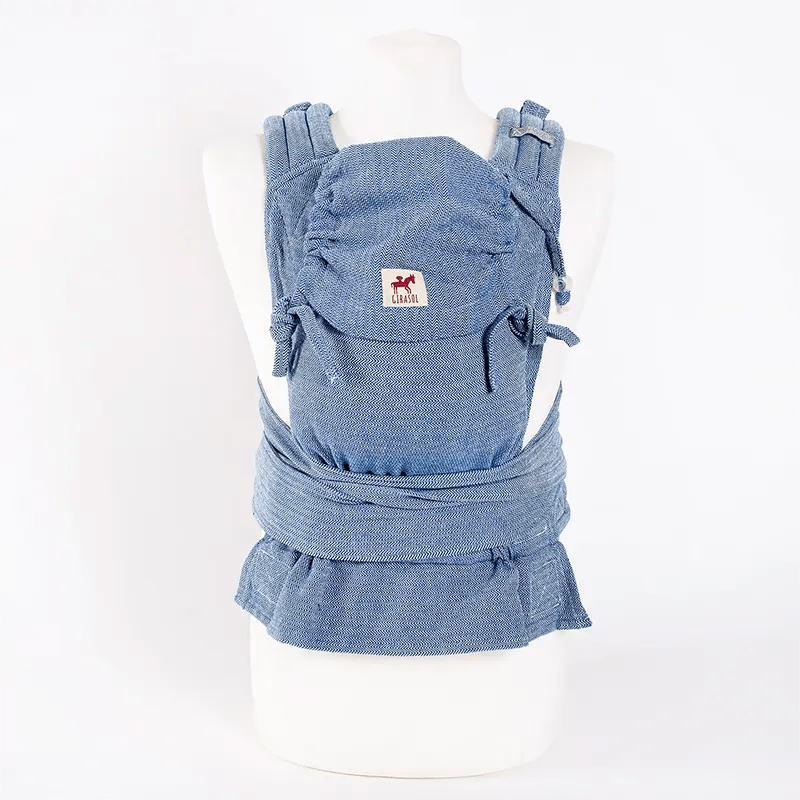 Blue Tweed MySol Half Buckle by Girasol - Half Buckle CarrierLittle Zen One96224915190