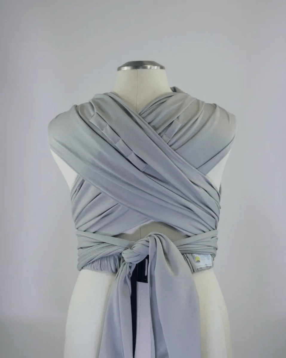 Broadway Grey Everyday Half Buckle Baby Carrier by Beachfront Baby Half Buckle