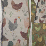 Chickens Exclusive 1m Fabric Piece by LennyLamb x Little Zen One - FabricLittle Zen One80666448