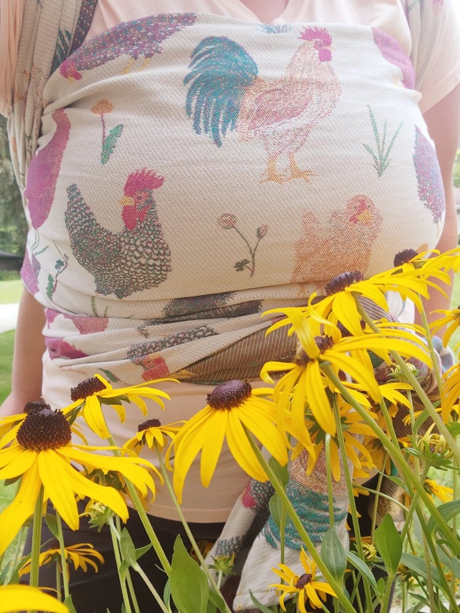 Chickens Exclusive by LennyLamb x Little Zen One Woven Wrap - Woven WrapLittle Zen One18053456