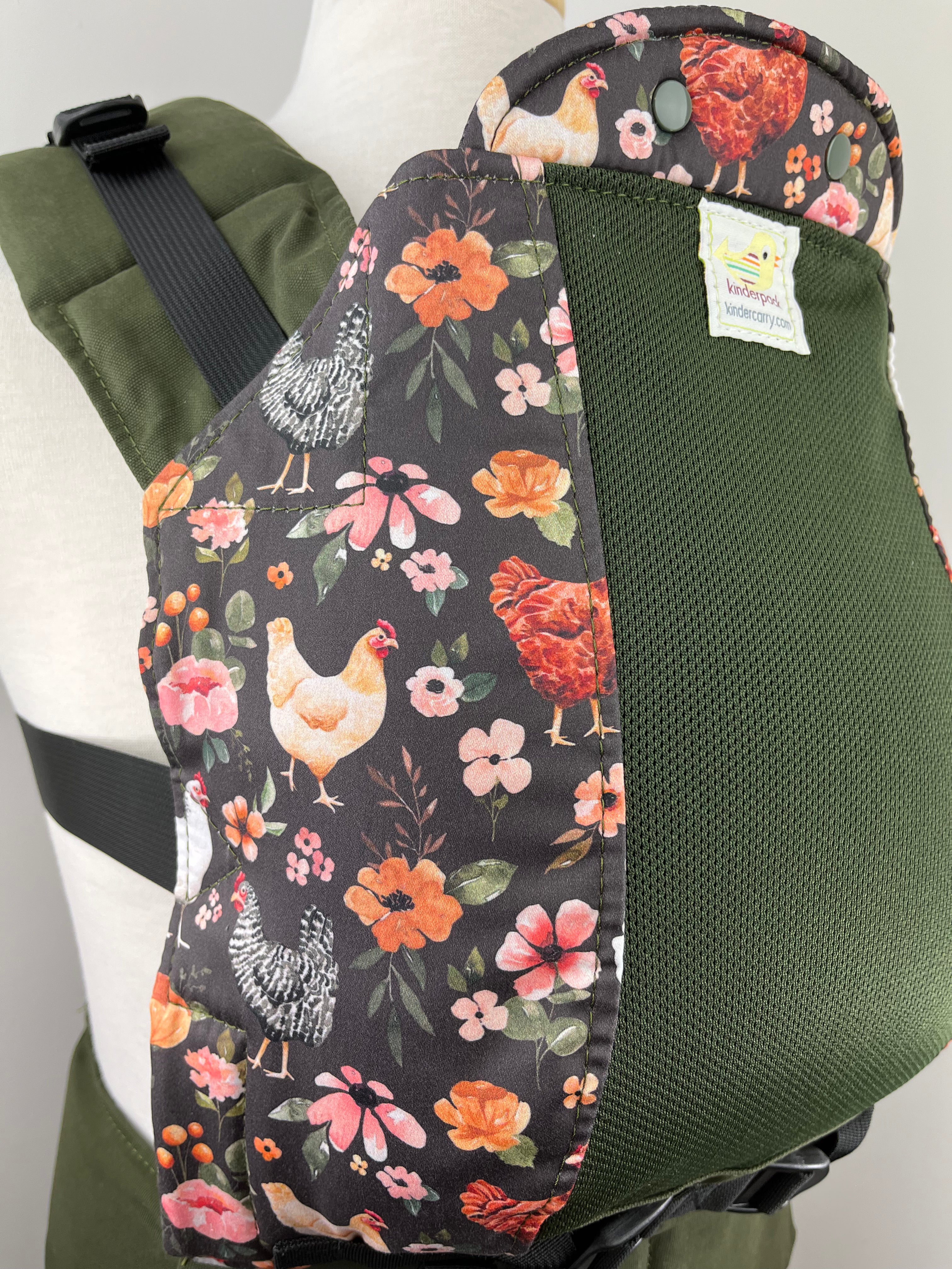Kinderpack Chickens buckle baby carrier