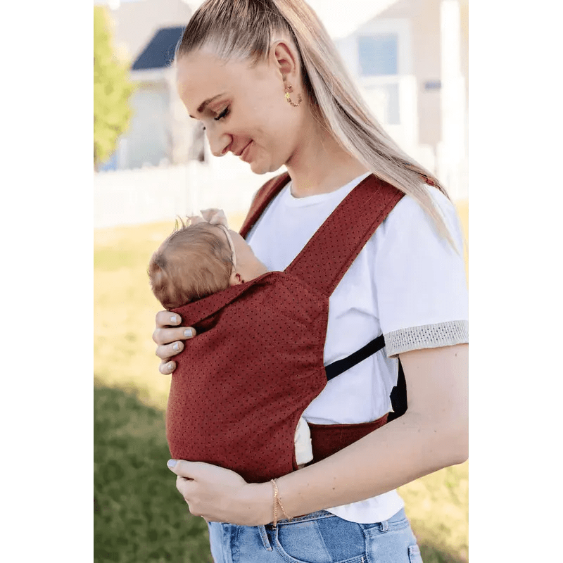 Cinnamon Dot Versa Baby Carrier by Happy Baby Buckle Carrier