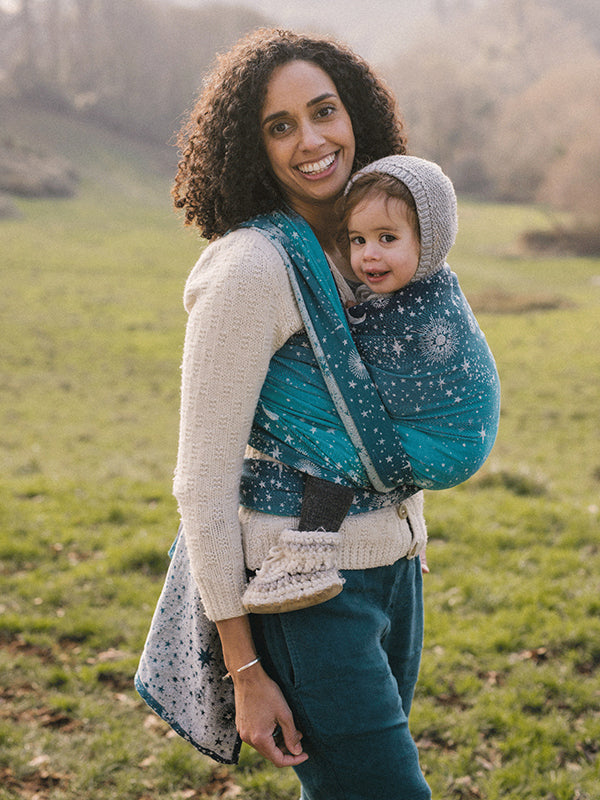 Constellation Cielo Woven Wrap by Oscha Oscha at Little Zen One