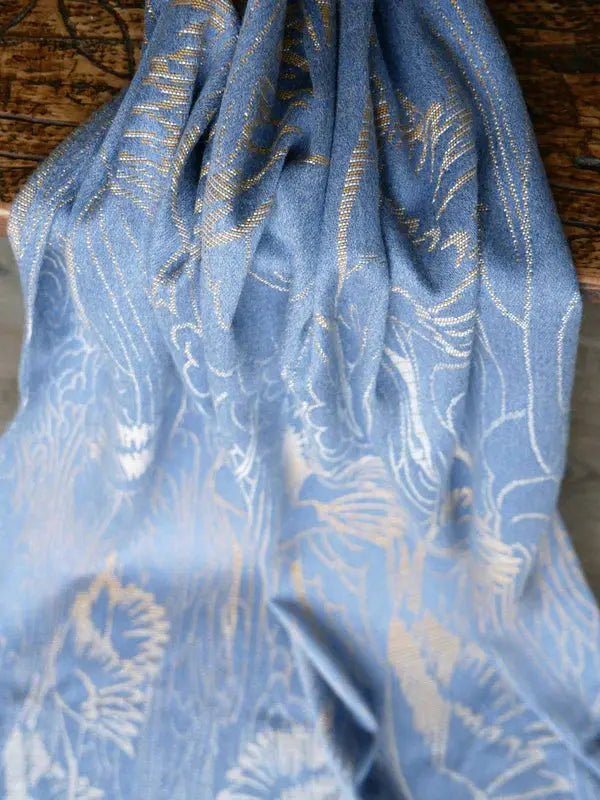 Cranes Soar Woven Wrap