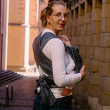 Doubleface Anthracite DidyFlow Baby Carrier by Didymos