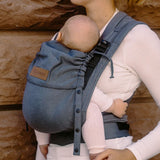 Doubleface Anthracite DidyFlow Baby Carrier by Didymos