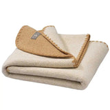 Disana DoubleFace Boiled Wool Baby Blanket - Caramel/Natural - Home & HobbyLittle Zen One4255796747967