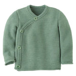 Disana Knit Wrap Cardigan Organic Merino Wool Jade Baby Carrier Accessories
