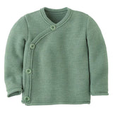Disana Knit Wrap Cardigan Organic Merino Wool Jade Baby Carrier Accessories
