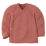 Disana Knit Wrap Cardigan Organic Merino Wool Soft Pink Baby Carrier Accessories
