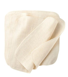 Disana Muslin Washcloth - Natural (Pack of 5) - Baby Carrier AccessoriesLittle Zen One4250021624716