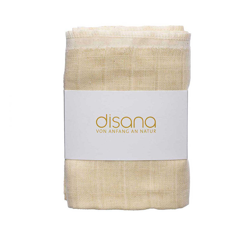 Disana Muslin Washcloth - Natural (Pack of 5) - Baby Carrier AccessoriesLittle Zen One4250021624716