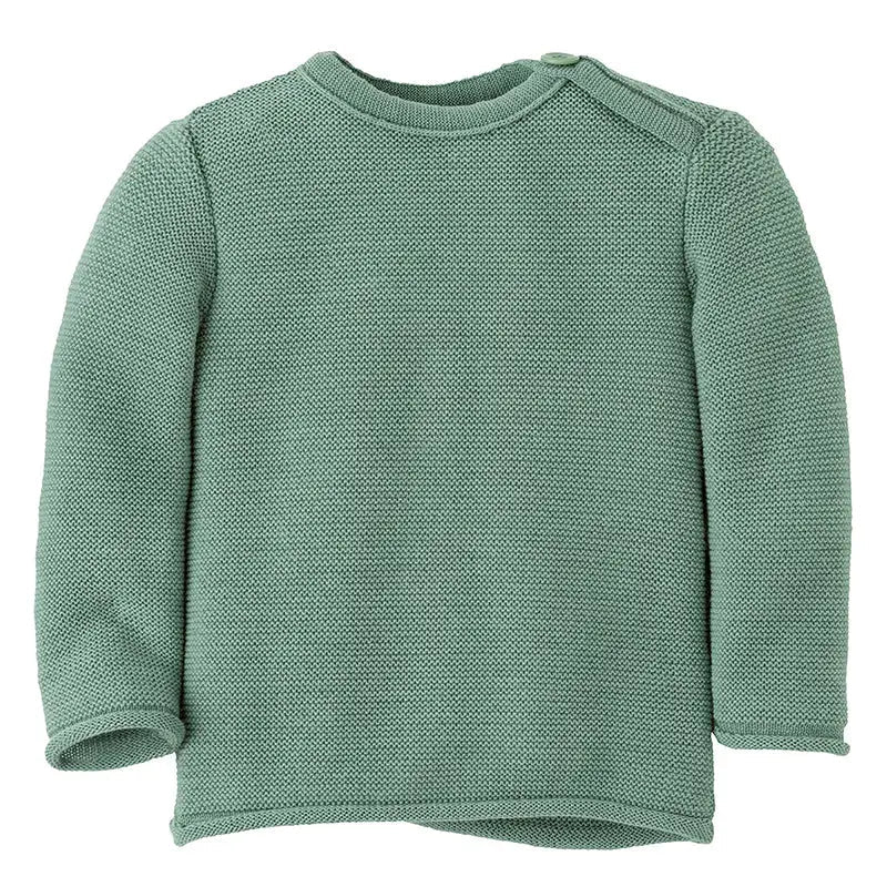 Disana Organic Merino Wool Knit Sweater - Jade - Baby Carrier AccessoriesLittle Zen One4255796701310