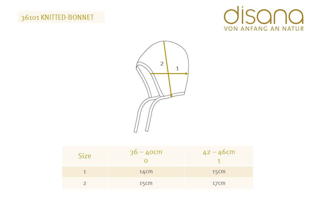 Disana Knitted Bonnet Organic Merino Wool – Natural Disana at Little Zen One