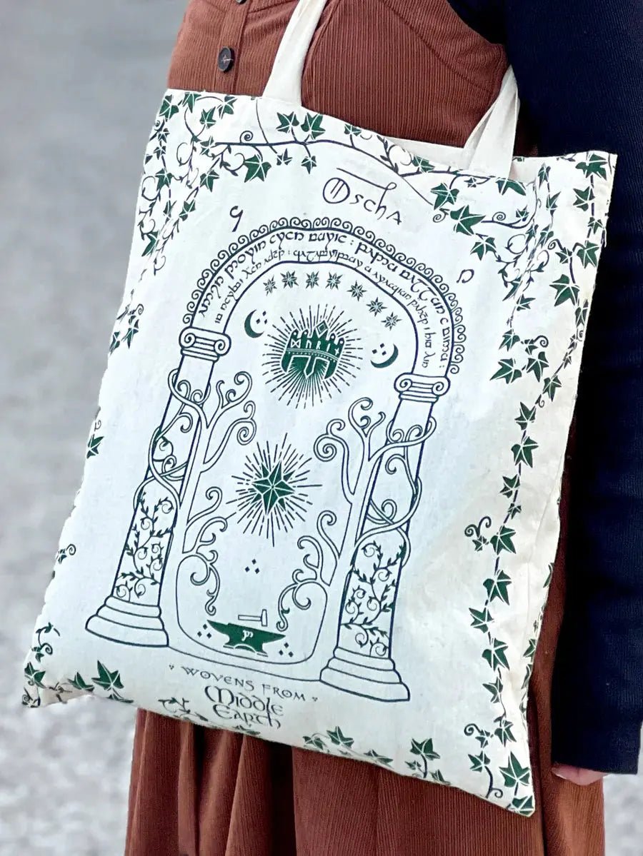 Doors of Durin™ Eco Tote Bag by Oscha - BagsLittle Zen One20921168