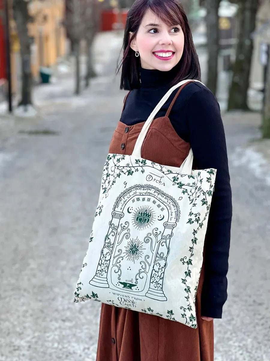 Doors of Durin™ Eco Tote Bag by Oscha - BagsLittle Zen One20921168