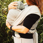 Doubleface Dawn Grey Hybrid Jersey Wrap by Didymos Hybrid Wrap