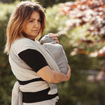 Doubleface Dawn Grey Hybrid Jersey Wrap by Didymos Hybrid Wrap