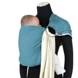 Doubleface Jersery Smoke Blue DidySling by Didymos Didymos at Little Zen One