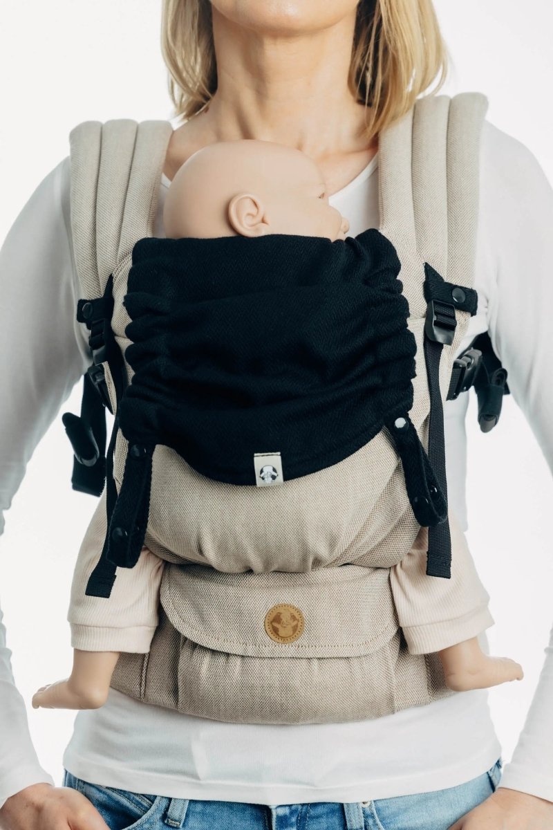 Ebony Black Baby Carrier Hood