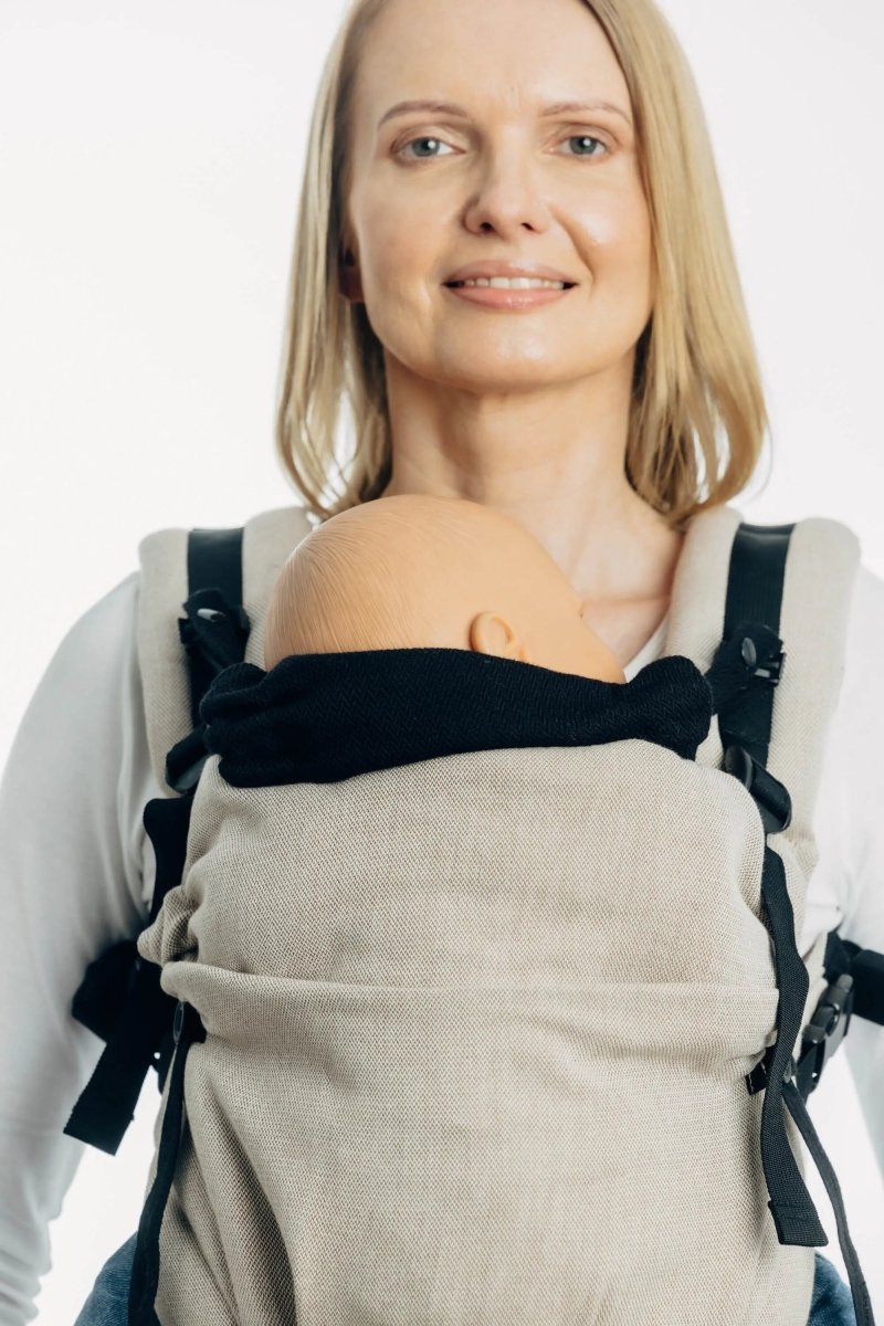 Ebony Black Baby Carrier Hood