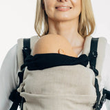 Ebony Black Baby Carrier Hood by LennyLamb - Baby Carrier AccessoriesLittle Zen One67658576