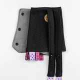 Ebony Black Drool Pads Reach Straps