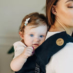 Ebony Black Drool Pads & Reach Straps by LennyLamb