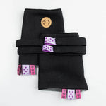 Ebony Black Drool Pads Reach Straps