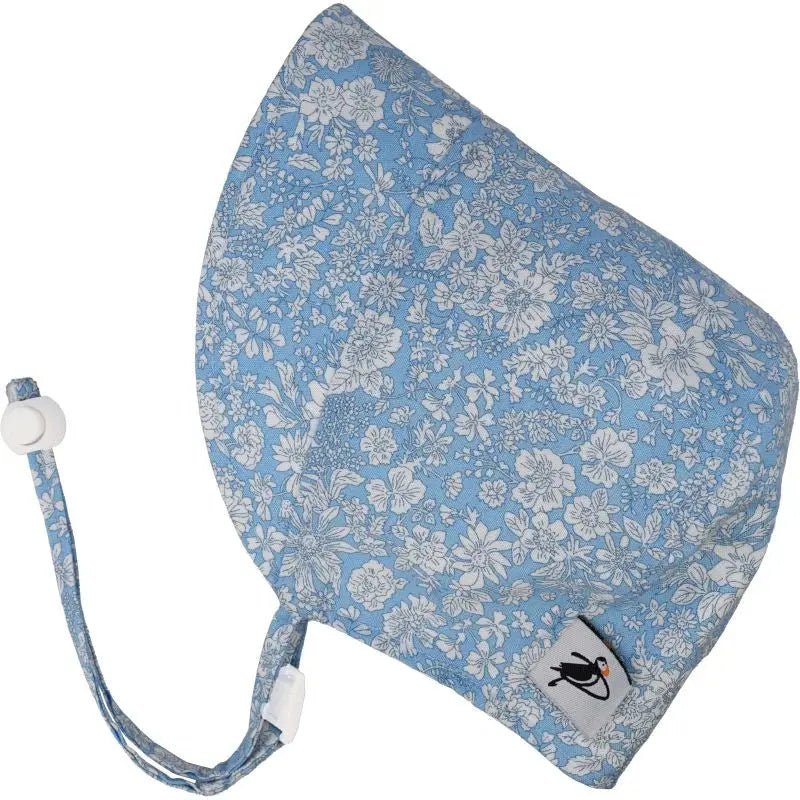 Emily Belle Sky Liberty of London Cotton Print Infant and Toddler UPF50+ Sun Protection Bonnet - Baby Carrier AccessoriesLittle Zen One83047504