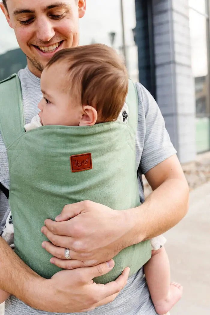 Eucalyptus Original Baby Carrier by Happy Baby Buckle Carrier