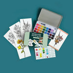 Wildflower Meadow watercolor painting kit Cate Paper Co. at Little Zen One