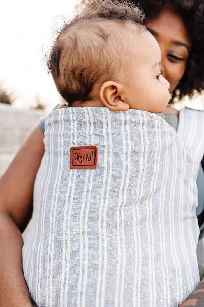 French Stripe Original Baby Carrier by Happy Baby - Buckle CarrierLittle Zen One79194448