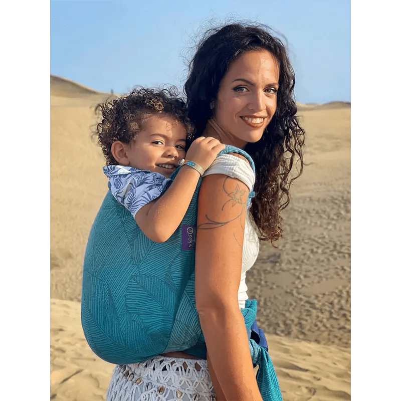 Fronds Glade Toddler Cairis Half Buckle by Oscha - Half Buckle CarrierLittle Zen One41143376