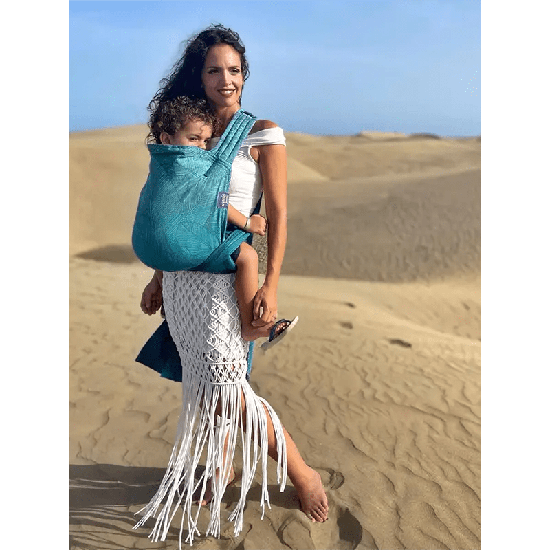 Fronds Glade Toddler Cairis Half Buckle by Oscha - Half Buckle CarrierLittle Zen One41143376