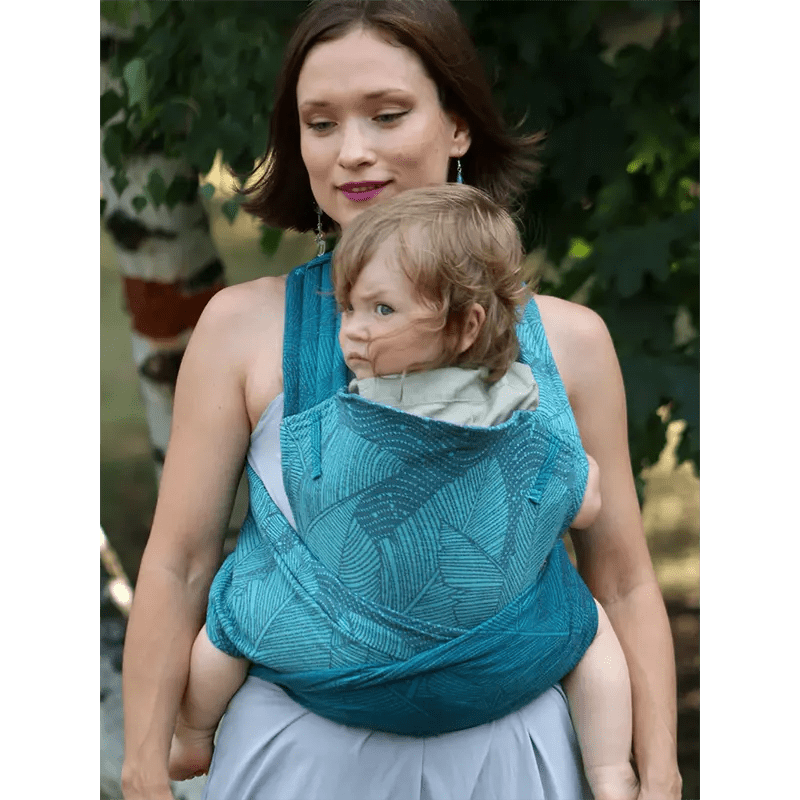 Fronds Glade Toddler Cairis Half Buckle by Oscha - Half Buckle CarrierLittle Zen One41143376