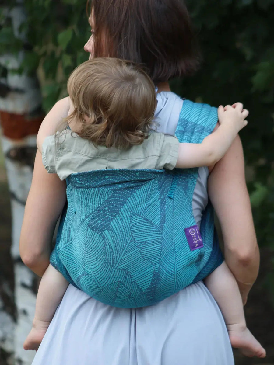 Fronds Glade Toddler Cairis Half Buckle by Oscha - Half Buckle CarrierLittle Zen One41143376